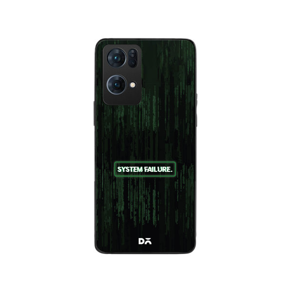 

DailyObjects System Failure Glass Case Cover For Oppo Reno 7 Pro