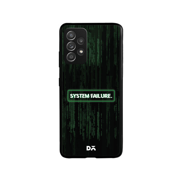 

DailyObjects System Failure Glass Case Cover For Samsung Galaxy A52