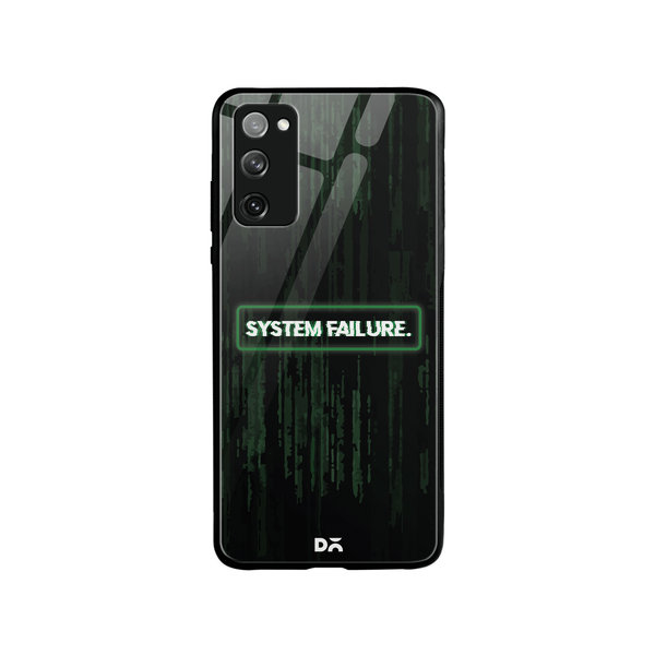 

DailyObjects System Failure Glass Case Cover For Samsung Galaxy S20 FE