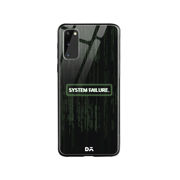 

DailyObjects System Failure Glass Case Cover For Samsung Galaxy S20
