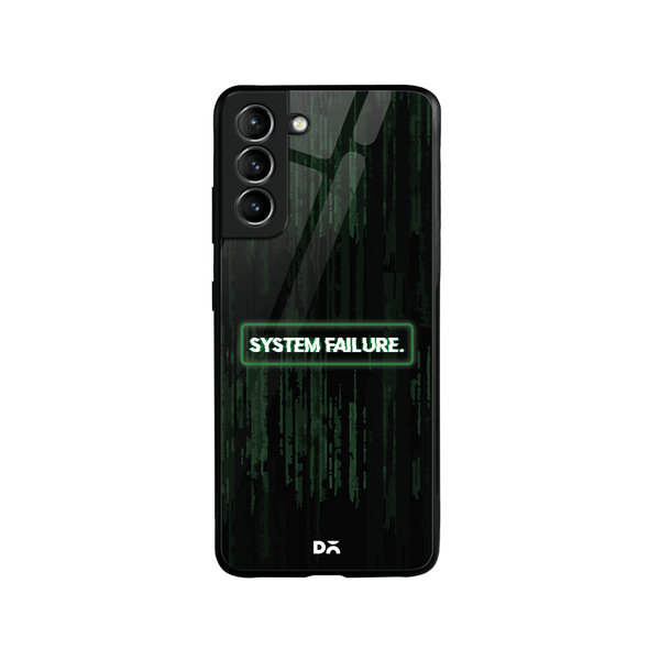 

DailyObjects System Failure Glass Case Cover For Samsung Galaxy S21 Plus