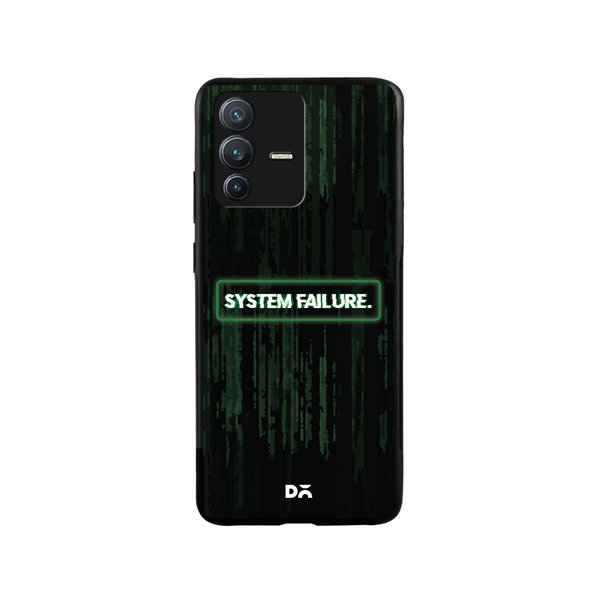 

DailyObjects System Failure Glass Case Cover For Vivo V23 Pro