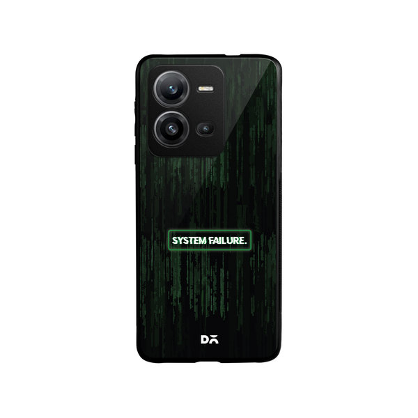 

DailyObjects System Failure Glass Case Cover For Vivo V25