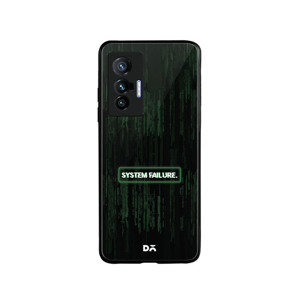 

DailyObjects System Failure Glass Case Cover For Vivo X70