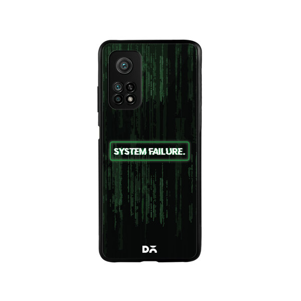 

DailyObjects System Failure Glass Case Cover For Xiaomi Mi 10T