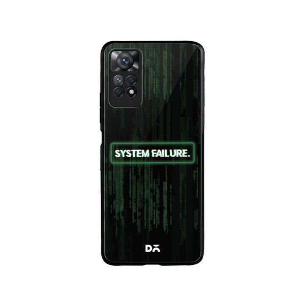 

DailyObjects System Failure Glass Case Cover For Xiaomi Redmi Note 11 Pro