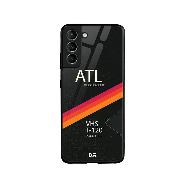 

DailyObjects T-120 Video Cassette Glass Case Cover For Samsung Galaxy S21 Plus