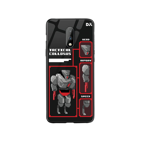 

DailyObjects Tactical Collosus Glass Case Cover For OnePlus 7