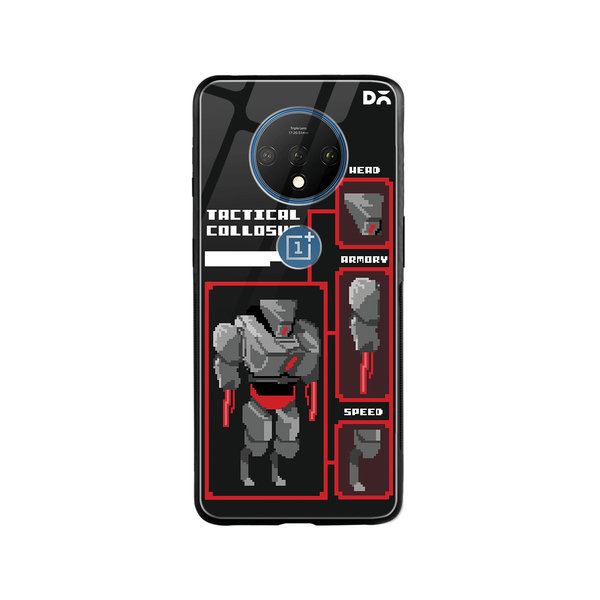 

DailyObjects Tactical Collosus Glass Case Cover For OnePlus 7T