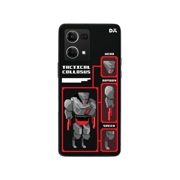 

DailyObjects Tactical Collosus Glass Case Cover For Oppo F21 Pro