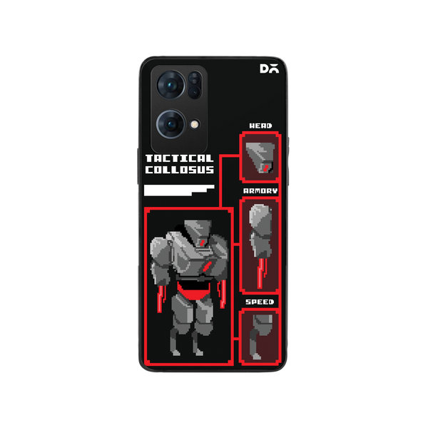 

DailyObjects Tactical Collosus Glass Case Cover For Oppo Reno 7 Pro