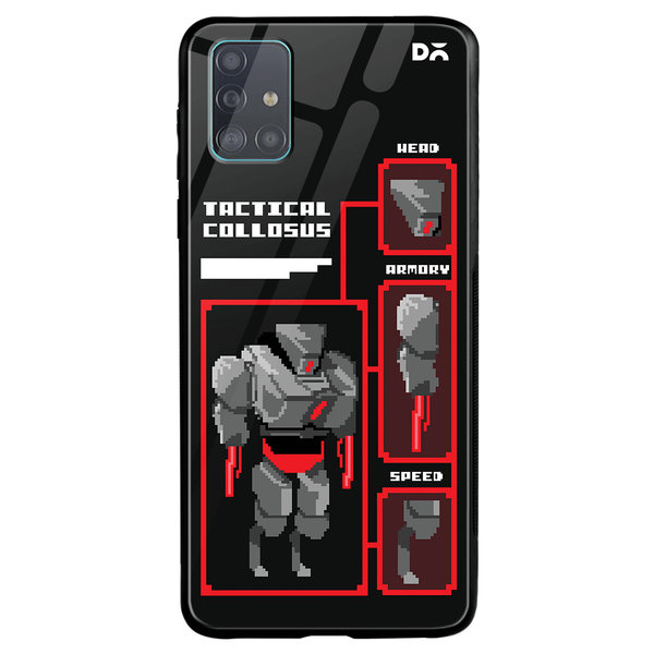 

DailyObjects Tactical Collosus Glass Case Cover For Samsung Galaxy A51