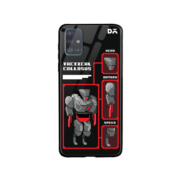 

DailyObjects Tactical Collosus Glass Case Cover For Samsung Galaxy A71