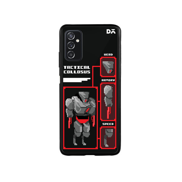 

DailyObjects Tactical Collosus Glass Case Cover For Samsung Galaxy M52
