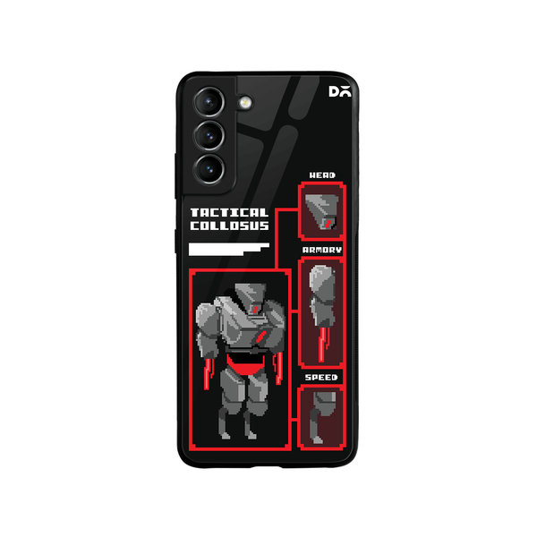 

DailyObjects Tactical Collosus Glass Case Cover For Samsung Galaxy S21 FE