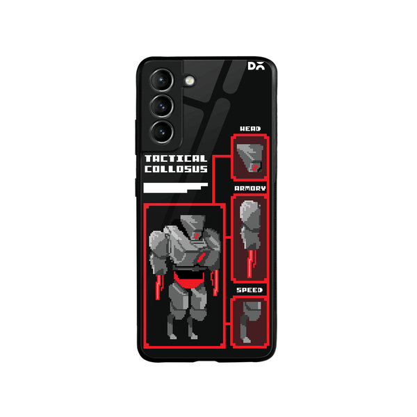 

DailyObjects Tactical Collosus Glass Case Cover For Samsung Galaxy S21 Plus