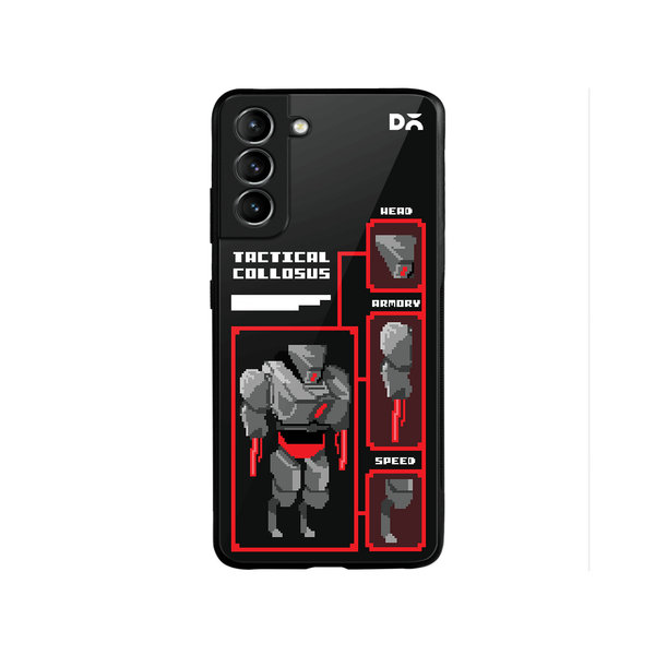 

DailyObjects Tactical Collosus Glass Case Cover For Samsung Galaxy S22 Plus
