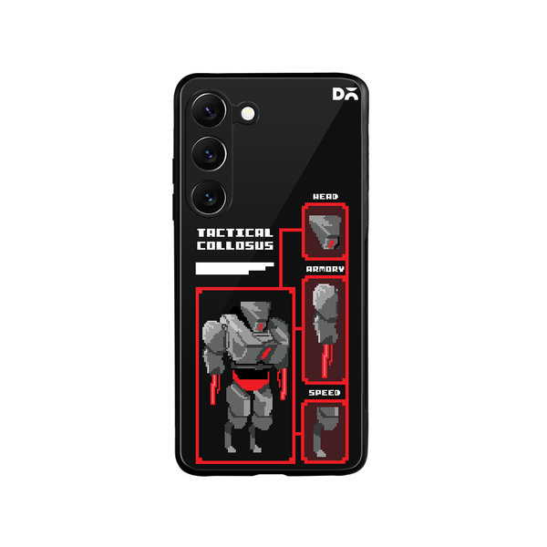 

DailyObjects Tactical Collosus Glass Case Cover For Samsung Galaxy S23 Plus