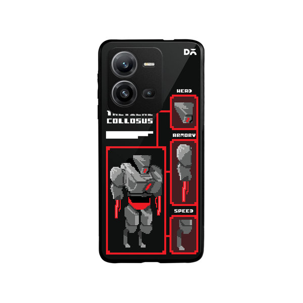 DailyObjects Tactical Collosus Glass Case Cover For Vivo V25