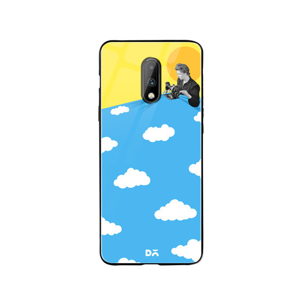 

DailyObjects Tailored Dreams Glass Case Cover For OnePlus 7