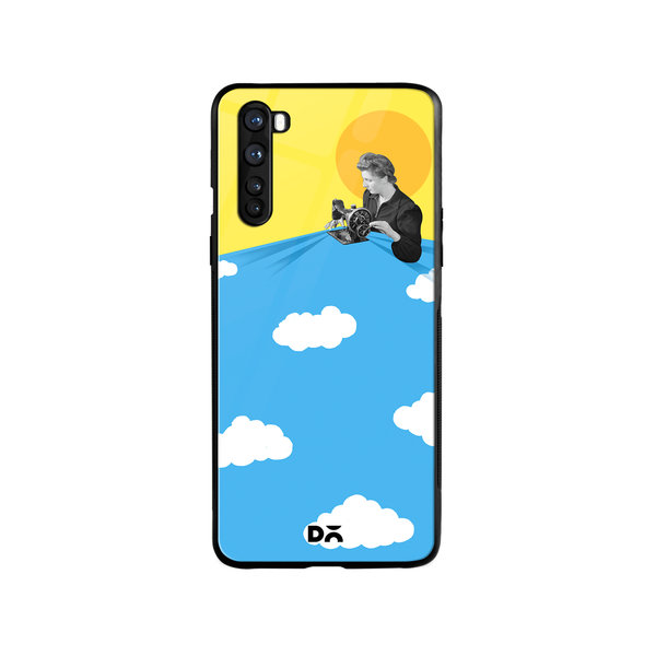 

DailyObjects Tailored Dreams Glass Case Cover For OnePlus Nord