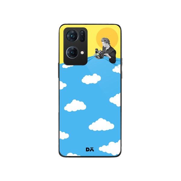 

DailyObjects Tailored Dreams Glass Case Cover For Oppo Reno 7 Pro