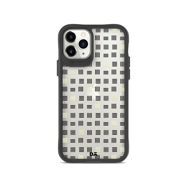

DailyObjects Tally Black Hybrid Clear Case Cover For iPhone 11 Pro