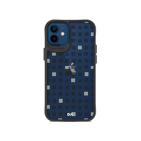 

DailyObjects Tally Black Hybrid Clear Case Cover For iPhone 12