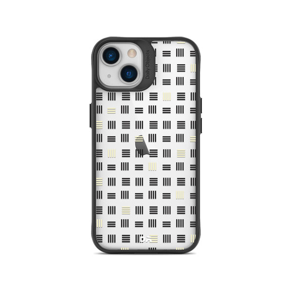 

DailyObjects Tally Black Hybrid Clear Case Cover For iPhone 13 Mini