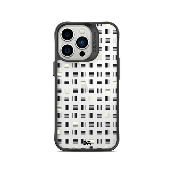 

DailyObjects Tally Black Hybrid Clear Case Cover For iPhone 14 Pro