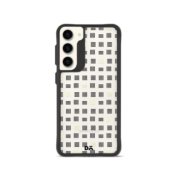 

DailyObjects Tally Black Hybrid Clear Case Cover For Samsung Galaxy S23 Plus