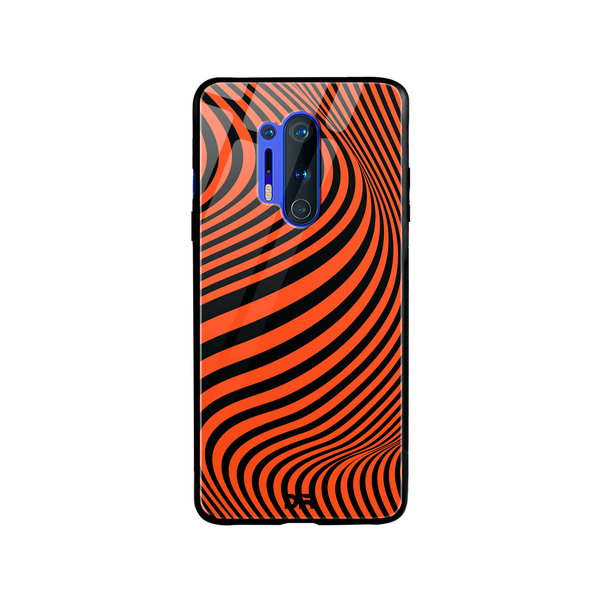 

DailyObjects Tangerine Waves Glass Case Cover For OnePlus 8 Pro