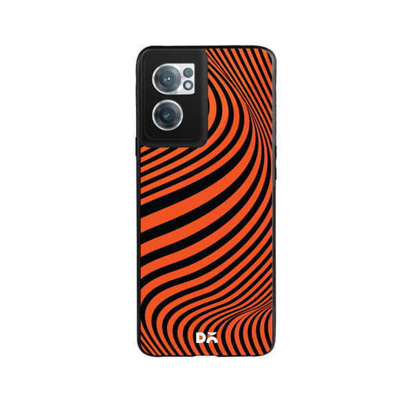 

DailyObjects Tangerine Waves Glass Case Cover For OnePlus Nord CE 2