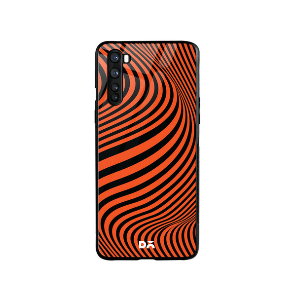 

DailyObjects Tangerine Waves Glass Case Cover For OnePlus Nord