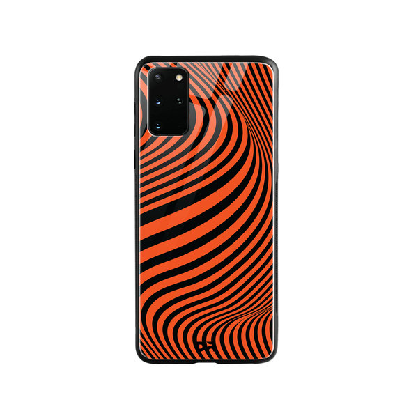 

DailyObjects Tangerine Waves Glass Case Cover For Samsung Galaxy S20 Plus