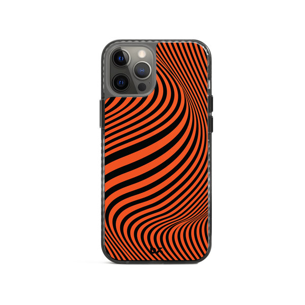 DailyObjects Tangerine Waves Stride 2.0 Case Cover For iPhone 12 Pro