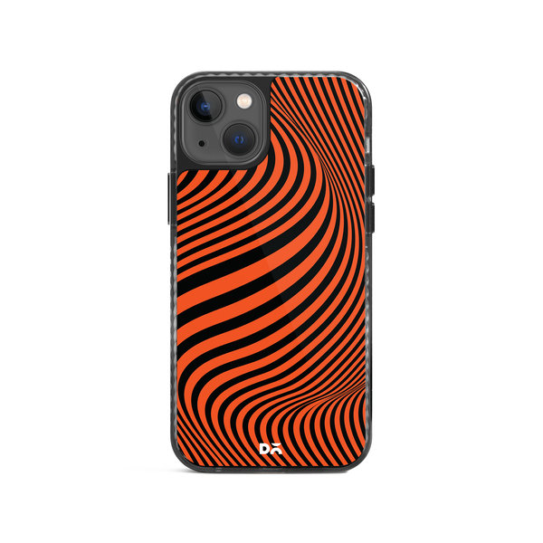 

DailyObjects Tangerine Waves Stride 2.0 Case Cover For iPhone 13