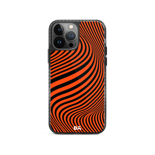 

DailyObjects Tangerine Waves Stride 2.0 Case Cover For iPhone 15 Pro