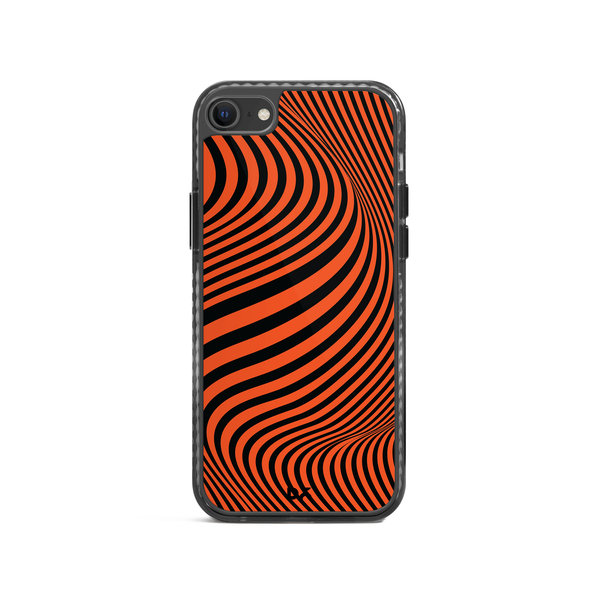 

DailyObjects Tangerine Waves Stride 2.0 Case Cover For iPhone SE 2020