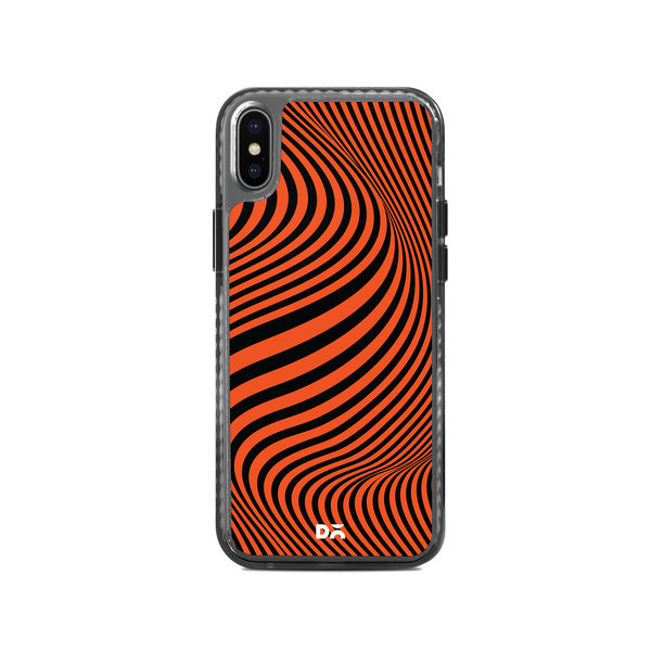 

DailyObjects Tangerine Waves Stride 2.0 Case Cover For iPhone XS