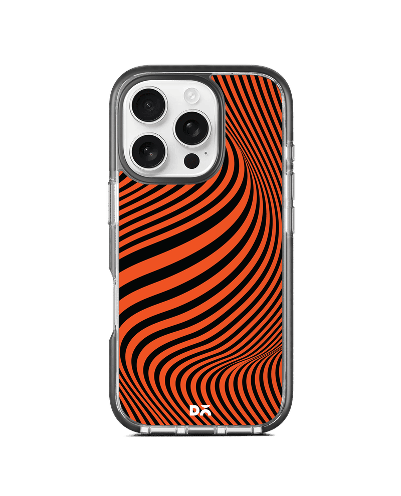 Tangerine Waves Stride 3.0 MagSafe Case Cover For iPhone 16 Pro