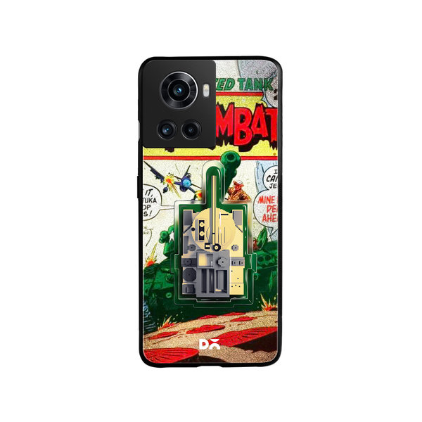 

DailyObjects Tank Combat Glass Case Cover For OnePlus 10R