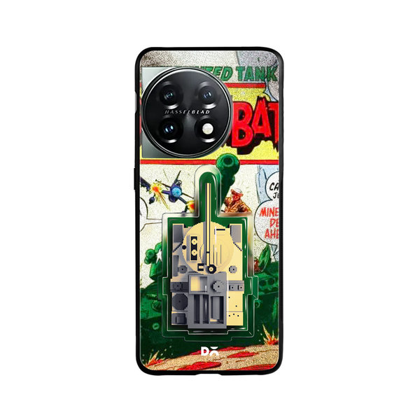 

DailyObjects Tank Combat Glass Case Cover For OnePlus 11 5G