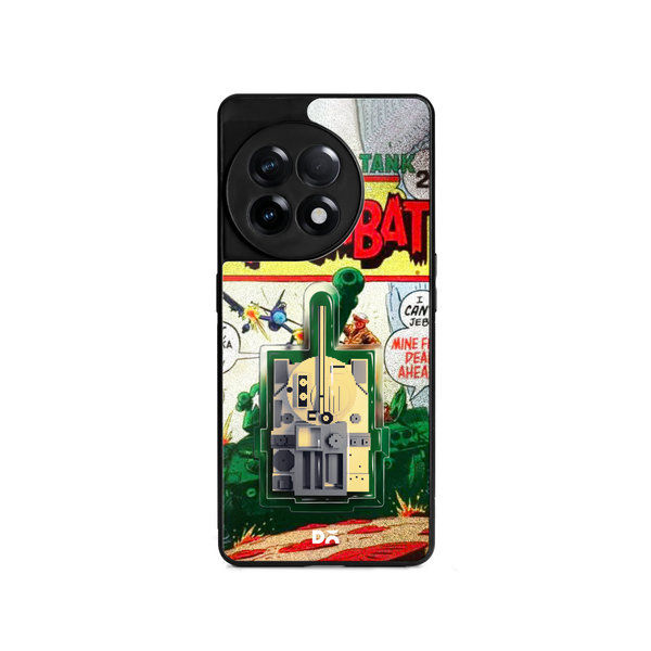 

DailyObjects Tank Combat Glass Case Cover For OnePlus 11R