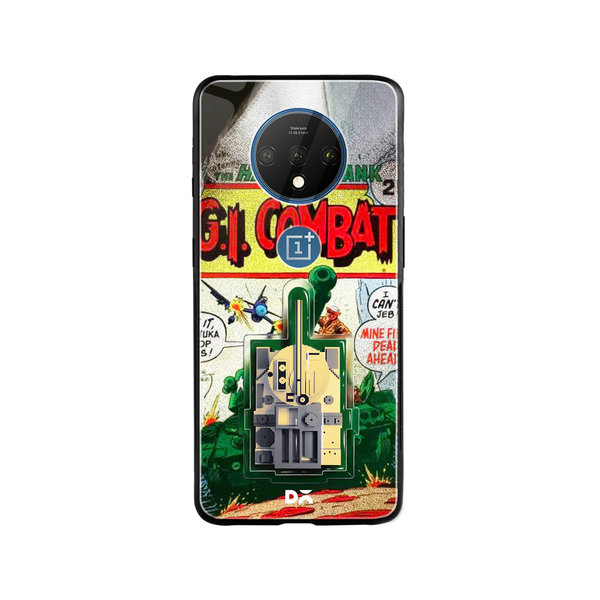 

DailyObjects Tank Combat Glass Case Cover For OnePlus 7T