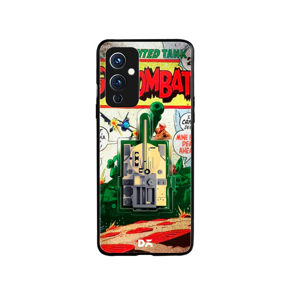 

DailyObjects Tank Combat Glass Case Cover For OnePlus 9