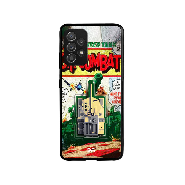 

DailyObjects Tank Combat Glass Case Cover For Samsung Galaxy A73