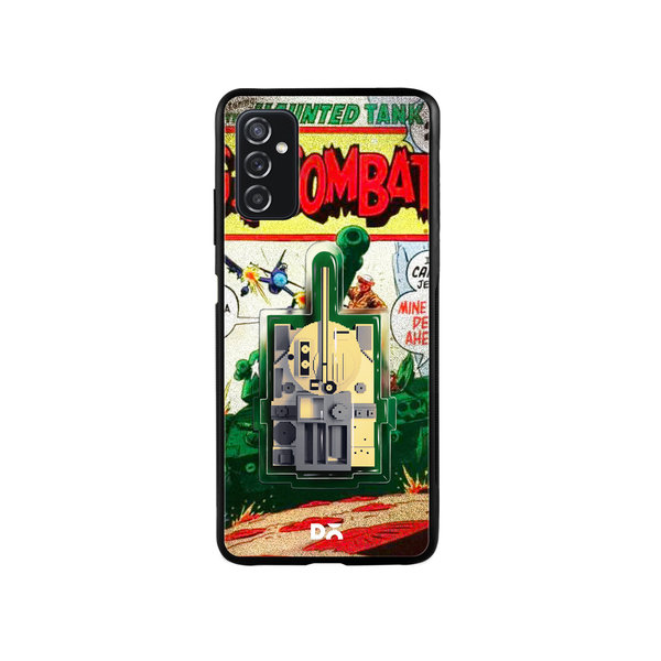

DailyObjects Tank Combat Glass Case Cover For Samsung Galaxy M52