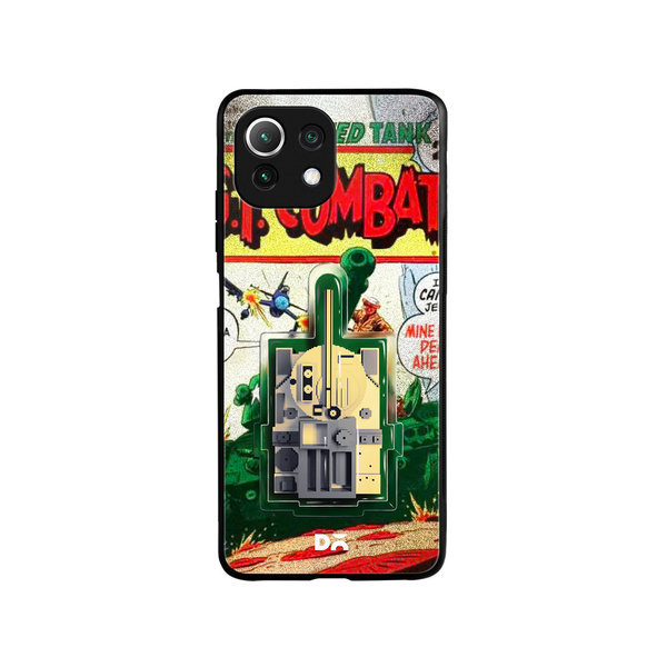 

DailyObjects Tank Combat Glass Case Cover For Xiaomi Mi 11 Lite