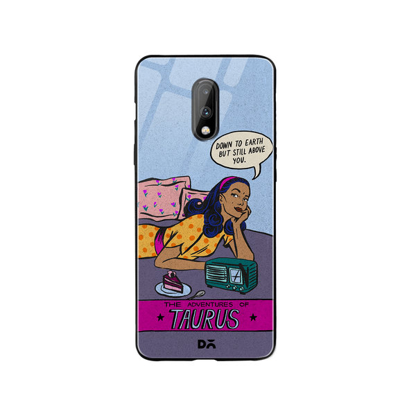 

DailyObjects Taurus Glass Case Cover For OnePlus 7
